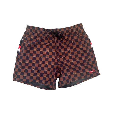 COSTUME L CHARACTER CHECK SWIM 910SWM2031MINT01 SPRAYGROUND BROWN