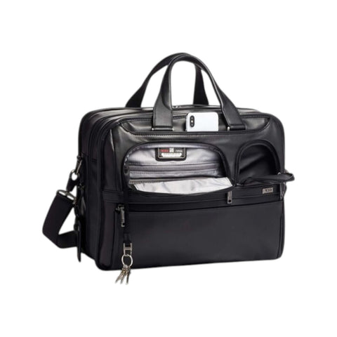 TUMI ALPHA3 SCHWARZE ERWEITERBARE TASCHE ART. 117321-1041 09603141DL3