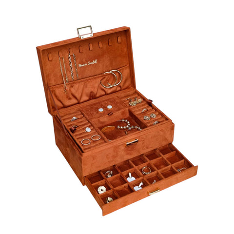 PORTAGIOIE DENISE VELLUTO ART. SCAR-DENIS2-VCAM MAISON SCARLETT COGNAC