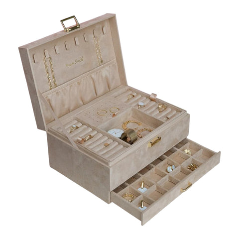 PORTAGIOIE DENISE VELLUTO ART. SCAR-DENIS2-VBEI MAISON SCARLETT BEIGE