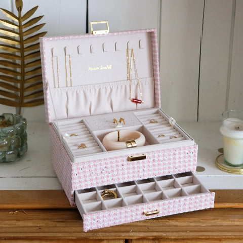 PORTAGIOIE DENISE TWEED ART. SCAR-DENIS2-PPRS MAISON SCARLETT PINK