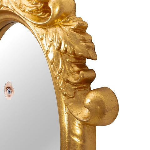 SPIEGEL MIT PU-RAHMEN CYCLOP CM 62X5.5 H 85 17014 SELETTI