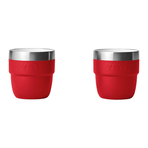 ESPRESSOTASSE 2 STK RESCUE YETI ROT