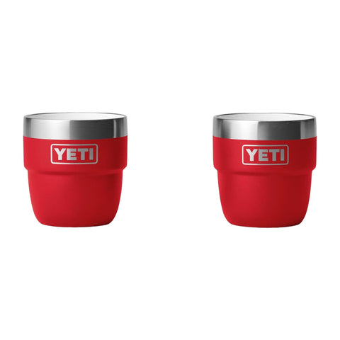ESPRESSOTASSE 2 STK RESCUE YETI ROT