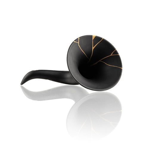 SCARAMAZ KINTSUGI OPACO ART. 2563 CERAMICHE CRESCENTINI BLACK