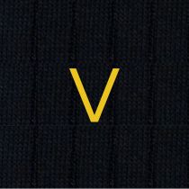 CALZA BLU UOMO INIZIALI SENAPE - TAGLIA 40/45 -V- 134-0-V INDIVIDUAL SOCKS