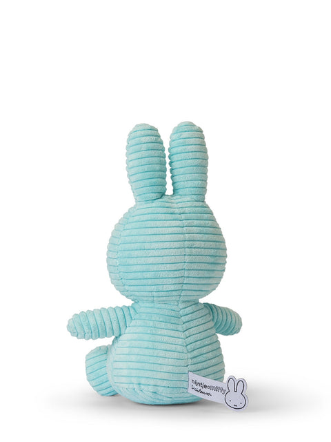 Öko-Cord-Plüschtiere, 23 cm, Türkis, Miffy-Blau