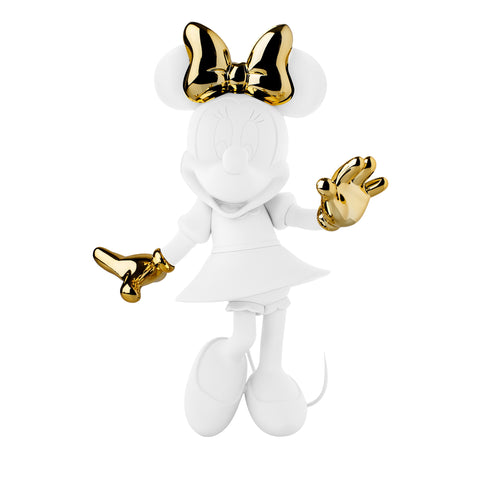 MINNIE WELCOME WHITE AND GOLD 31CM ART. DISST03102MABCOR LEBLON DELIENNE WHITE