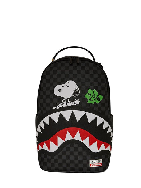 SNOOPY TOP SHARK MONEY DLXSV BACKPACK 910B7741NSZ SPAYGROUND BLACK