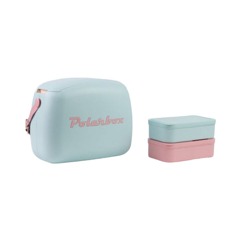 BORSA FRIGO 6L VERDE AGUA - ROSA BABY COOLER BAG ART. PLB6-V-RPOP POLARBOX
