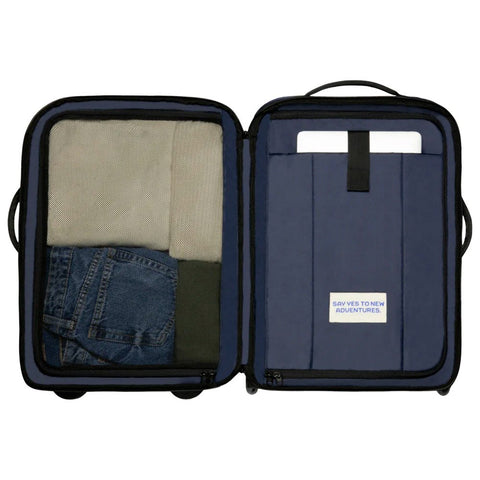 TROLLEY SOFT SUITCASE 52X35X25 BERLIN CABAIA BLACK