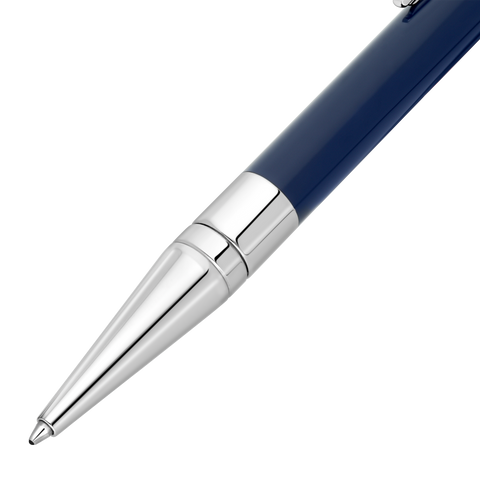 KUGELSCHREIBER D-INITIAL BLAU/CHROM ART 265205 ST DUPONT BLUE05