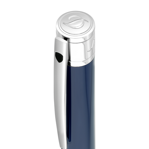 KUGELSCHREIBER D-INITIAL BLAU/CHROM ART 265205 ST DUPONT BLUE05