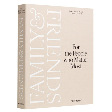 ALBUM FOTO FAMILY & FRIENDS ART. PW00724 PRINTWORKS BEIGE BROWN