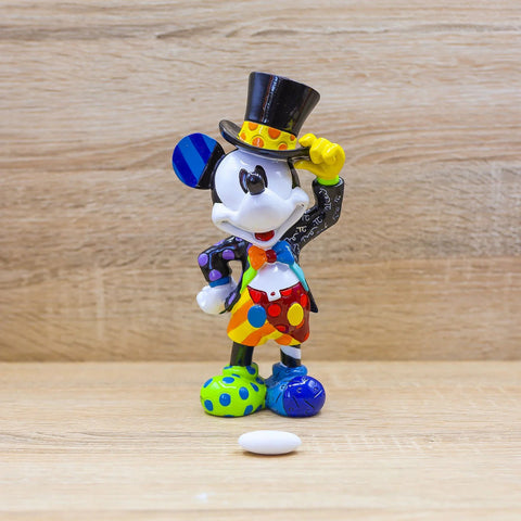 MICKEY MAUS MIT ZYLINDERHUT ENESCO ART 6006083 BRITTO