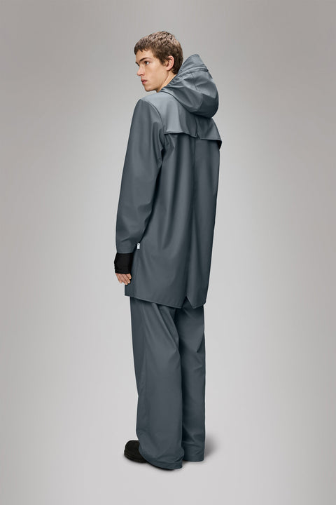 IMPERMEABILE LONG JACKET S W3 12020 RAINS LAGOON BLUE