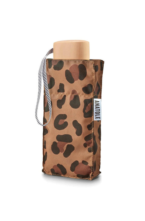 OMBRELLO MICRO ANATOLE LEOPARD BROWN