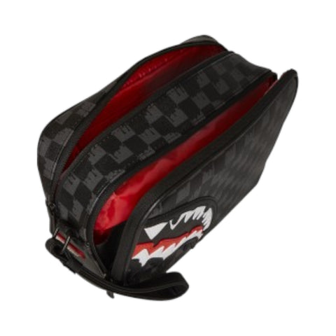 DRIPPING SHARKS IN PARIS TOILETRY BRICK 910B7968NSZ SPRAYGROUND BLACK