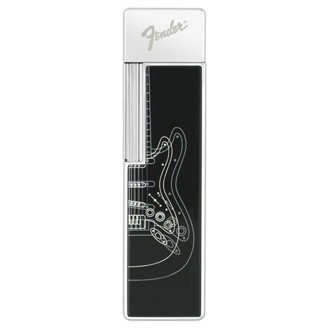 LI TWIGGY FENDER FEUERZEUG 030025 ST DUPONT SCHWARZ/CHROM