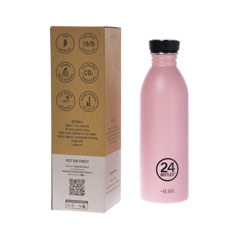 BORRACCIA URBAN 500ML STONE DUSTY PINK 24BOTTLES