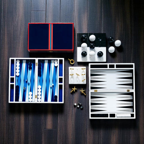 OP ART BACKGAMMON SPIELSET ART. 29779 JONATHAN ADLER MEHRFARBIG