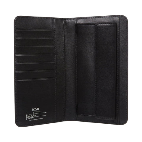 NAVA MILANO VERTICAL LONG WALLET BLACK Nava