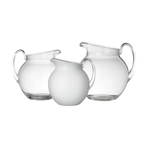 PLUTONE KLARER KRUG KARAFFE MARIO LUCA GIUSTI TRANSPARENT