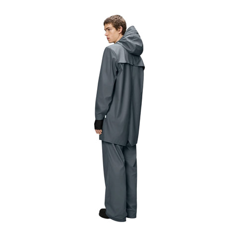 IMPERMEABILE LONG JACKET M W3 12020 RAINS LAGOON BLUE