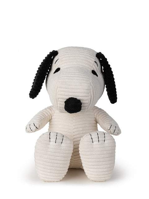 SNOOPY ECO COUDUROY IN GESCHENKBOX 27CM - 11'' WEISS