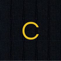CALZA BLU UOMO INIZIALI SENAPE - TAGLIA 40/45 -C- 134-0-C INDIVIDUAL SOCKS