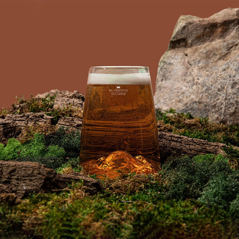 TOPOGRAPHIC BICCH LONG DRINK VESUVIO ART. TOPO-VD-V ALASKAN MAKER TRANSPARENT