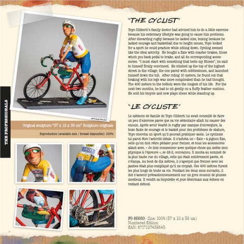 FIGURINA THE CYCLIST FO85550 FORCHINO MULTICOLOR