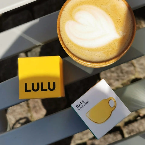 ORECCHINO GOLD PLATED 925 LULU1055 DATE LULU COPENHAGEN