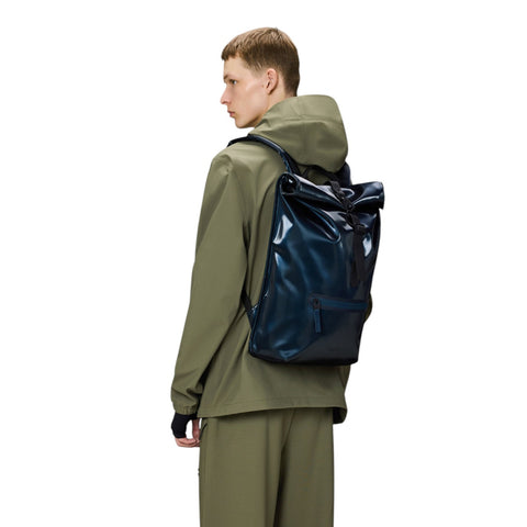 ZAINO ROLLTOP RUCKSACK W3 13320 RAINS SPILL BLUE