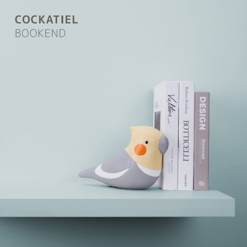 ZUNY BOOKEND 1KG COCKATIEL GREY & CREAM ART. ZCBV01601821