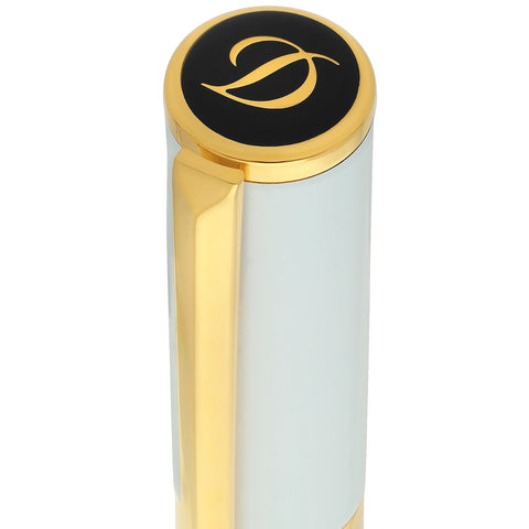 PENNA STILOGRAFICA WI INITIAL FP 270217 S.T. DUPONT WHITE/GOLDEN