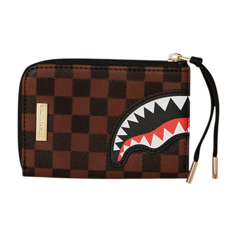 SAWTOOTH SHARKS IN PARIS WALLET 910W7843NSZ SPRAYGROUND BROWN