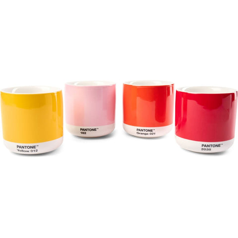 TAZZA THERMO MUG PANTONE LATTE 101022035 COPENHAGEN DESIGN RED