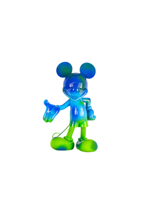 SCULPTURE MICKEY WELCOME SUNRISE BLUE DISST03002DEG7 LEBLON DELIENNE MULTICOLOR