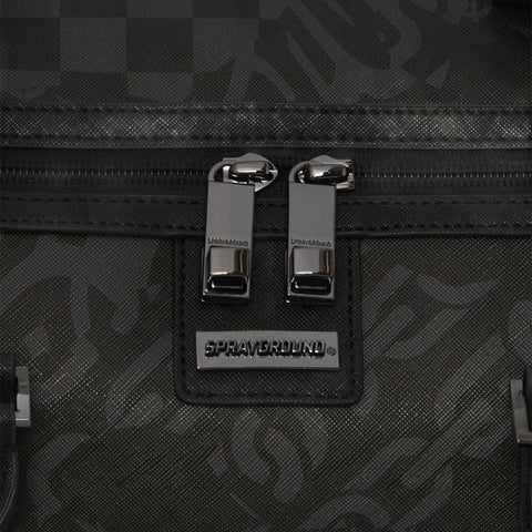 BORSONE 3AM CHECK DUFFLE 910D7499NSZ SRAYGROUND BLACK