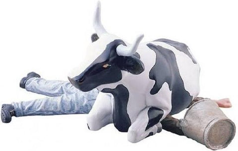 COW PARADE M KUH SITZEND AUF MAN/NI MU ART. 47811 MEHRFARBIG