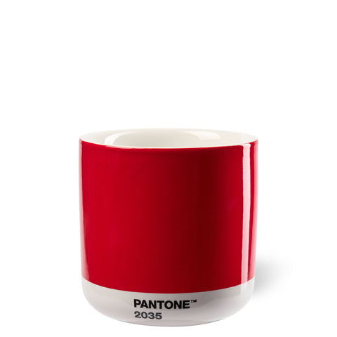 TAZZA THERMO MUG PANTONE LATTE 101022035 COPENHAGEN DESIGN RED