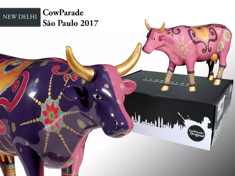 COW PARADE L NEW DELHI ART. 46784 MEHRFARBIG