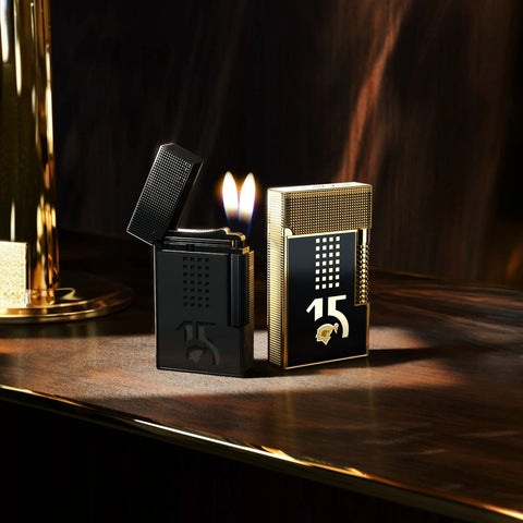 LE GRAND CLING BEHIKE FEUERZEUG VON COHIBA GOLD ART. C23003CL ST DUPONT