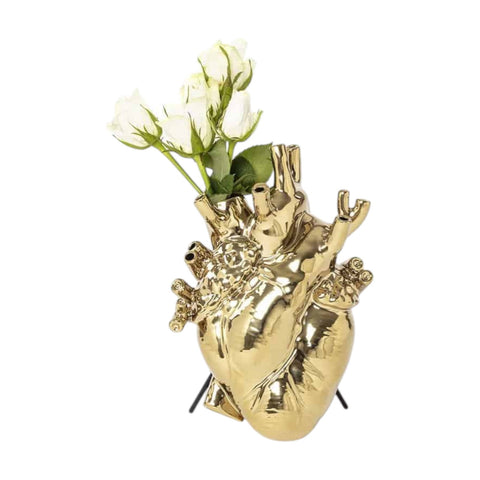 VASO LOVE IN BLOOM GIANT GOLD 09926 SELETTI