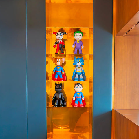 SCULPTURE SUPER POP SUPERMAN ORIGINAL 25CM WARST02501SMPO LEBLON DELIENNE BLUE