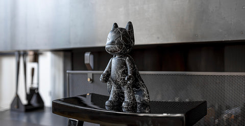 SCULPTURE SUPER POP BATMAN GRAF WARST02501BMGRAF LEBLON DELIENNE BLACK & WHITE