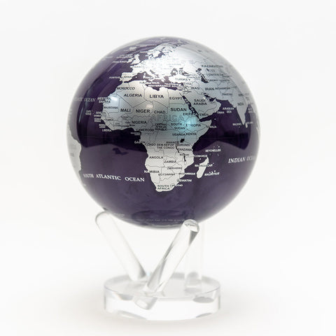 MAPPAMONDO 6" SILVER AND PURPLE MG-6-ISP