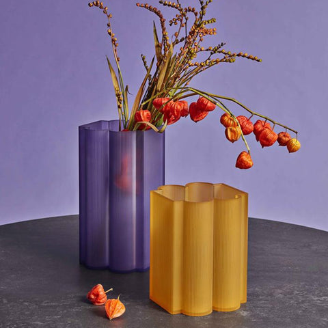 OKRA NIEDRIGE VASE 01585/03 KARTELL GELB