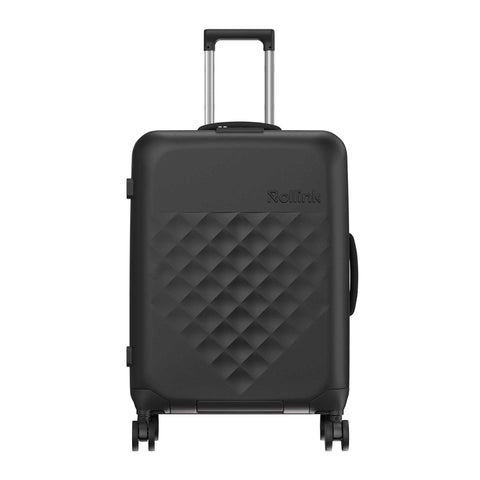 TROLLEY FLEX SPINNER CABIN SIZE 21 BLACK 4 RUOTE ROLLINK